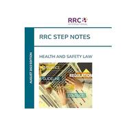 RRC STEP Note: Health and Safety Law
