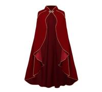 RRCBMD Womens Medieval Cloak for Renaissance Festival | Womens Renaissance Cape Vintage Gothic Witch Wizard Victorian Halloween