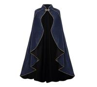 RRCBMD Womens Medieval Cloak for Renaissance Festival | Womens Renaissance Cape Vintage Gothic Witch Wizard Victorian Halloween