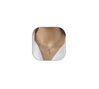 Rrdaily Sparkling Hexagram Star Zirconia Pendant Necklace for Women Gold Geometric Chunky Metal Star Adjustable Chain Choker Necklace Minimalist Jewelry Gifts, L, Zinc, No Gemstone