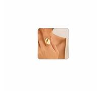 Rrdaily Thick Gold Stacking Rings for Women, Adjustable Thick Ring Liquid Melted Irregular Finger Ring Modern Open Unckle Ring Geometric Curved Minimalist Rings,