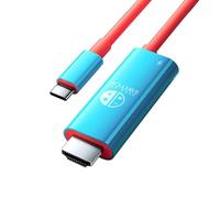 RREAKA Switch Dock for Nintendo Switch OLED, 4 in 1 Switch TV Adapter with 4K HDMI, USB 3.0 Port, Type C 100W Charging, Portable Switch Docking Station Travel, for Samsung Dex S24