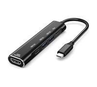 RREAKA Switch2 TV Dock Station for Nintendo Switch2/Switch/Switch OLED, Portable Dock Replacement with 4K 60Hz HDMI Adapter/Type C Port/USB Port for Official Nintendo Switch (RE-210MB)