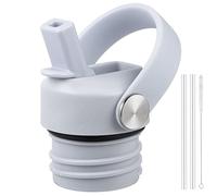 RRegeny Straw Lid for Hydro Flask Standard Mouth, Fits 18/21/24 oz, Sports Flex Cap Water Bottle Accessories Replacement Lid Top