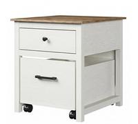 Rresyet Mini Fridge Stand with Movable Drawer, Heavy Duty Fridge Stand with Lockable Wheels, Storage Cabinet for Dorm, Kitchen, Living Room, Refrigerator Stand for Mini Fridge