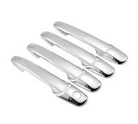 RRGTYUI Door Handle Covers Trim Compatible with Mercury for Milan 2006-2011 Car Door Handle Cover Exterior Trim Left Right Front Rear Black Carbon Fiber Chrome