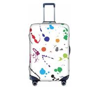 RRhgipp Abstract Paint Splashes Luggage Cover Protective Washable Suitcase Cover Travel Elastic Cover Suitcase Protector