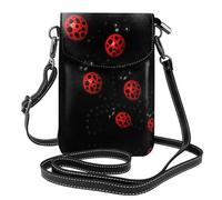 RRhgipp Art Ladybug Tracks Crossbody Phone Bag Women Small Pu Leather Shoulder Purse Handbag Cell Phone Purses Pouch