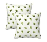 RRhgipp Avocado Throw Pillow Cases Decorative Cushion Covers Couch Bed Sofa Decoration Xmas Gifts Winter