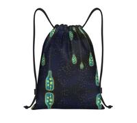 RRhgipp Beautiful Bottle Of Under The Night Sky Drawstring Backpack Sports Gym Sackpack Pocket Water Resistant String Bag Women Men School