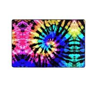 RRhgipp Exotic Tribe Tie Dye Style Door Mat Indoor Washable Front Door Mat Non Slip Water Absorbent Entryway Rug Home Kitchen