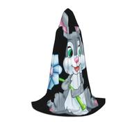 RRhgipp Fun Easter Rabbit Hooded Cape Cloak Long Cape Vampire Witch Carnival Halloween Teenager Wizard Costume Child