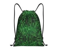 RRhgipp Hacker Era Drawstring Backpack Sports Gym Sackpack Pocket Water Resistant String Bag Women Men School