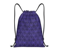 RRhgipp Haunted Mansion Drawstring Backpack Sports Gym Sackpack Pocket Water Resistant String Bag Women Men School