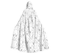 RRhgipp Hunting Arrows Triangles Deer Hooded Cloak Long Cape Grim Reaper Vampire Witch Carnival Halloween Wizard Costume 58inch