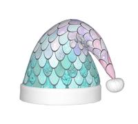 RRhgipp Mermaid Pastel Pink Purple Aqua Tea Christmas Santa Kid Hat Pack Christmas Fancy Dress Festive Headwear Xmas Accessory Gifts