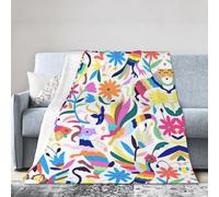 RRhgipp Mexican Otomi Animals Throw Blanket Fluffy Solid Blankets Bed Sofa Couch Throw Soft Warm Plush Fleece Blankets