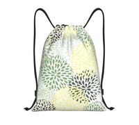 RRhgipp Petals Garden Leaves Drawstring Backpack Sports Gym Sackpack Pocket Water Resistant String Bag Women Men School