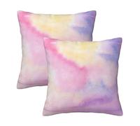 RRhgipp Rainbow. Throw Pillow Cases Decorative Cushion Covers Couch Bed Sofa Decoration Xmas Gifts Winter