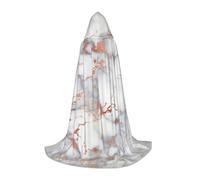 RRhgipp Rose Gold Marble Hooded Cape Cloak Long Cape Vampire Witch Carnival Halloween Teenager Wizard Costume Child