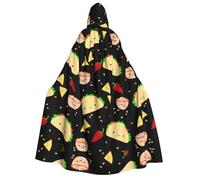 RRhgipp Tuesday Party Adult Hooded Cape Unisex Long Hooded Cloak Vampire Cape Witch Fancy Dress Costume Gift 59"