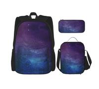 RRhgipp Universe with Stars Galaxy Interstellarschool Backpack Boys Teens Bookbag Travel Daypack Kids Girls Lunch Bag Pencil Case Bookbag