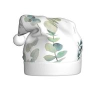 RRhgipp White Natural Greenery Twig Christmas Santa Adult Hat Pack Christmas Fancy Dress Festive Headwear Xmas Accessory Gifts