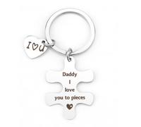 RRIGETEN Father's Day Gifts,Funny Dad Christmas Gifts,Fathers Day Gift from Son,Father's Day Keyring Presents for Dad from Daughter Son,Daddy Keychain Birthday Valentine's Christmas Presents