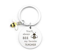 RRIGETEN Teacher Gifts for Women,Thank You Teacher Gift,Teachers Christmas Gifts,Teachers Gift,Assistant Presents,Keyring Present,Thank You Present