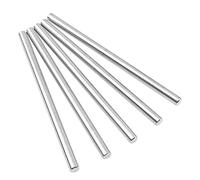 Rrina 5Pcs 8x150mm 304 Stainless Steel Solid Round Rod Shelf Support Dowel Pin for DIY Bracket Cabinet Furniture Pegs