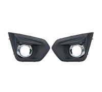 RRKBDQEL Car Headlights For Subaru For Impreza 2012 2013 2014 Fog Light Cover Fog Lamp Trim 57731FJ000 57731FJ010 Headlight Shade Grille Frame Ggrill Car Head Lamp(Silvery L and R)