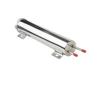 RRKBDQEL Front Fog Light Universal Polished Stainless Steel Radiator Coolant Overflow Tank 2''x13” / 3''x10” Puke