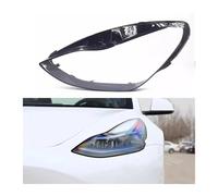 RRKBDQEL Headlights For Tesla For Model 3 / Y 2019 2020 2021 2022 Car Headlamp Auto Light Case Transparent Lampshade Lamp Shell Headlight Lens Cover Head Lamp(With Lens Left)
