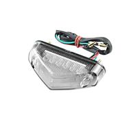 RRKBDQEL Motorcycle LED Rear Taillight Lamp Motorbike ATV Dirt Bike | DC 12V 12 LED Brake Stop Tail Light Signal Indicators Light Lamp Universal