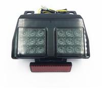RRKBDQEL Motorcycle LED Rear Taillight Lamp Motorcycle Rear Tail Light | Brake Signals Led Integrated Lamp Smoke For DUCATI For 748 916 996 1994-2003 For 998 2002 2003 2004