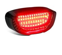 RRKBDQEL Motorcycle LED Rear Taillight Lamp Universal For Suzuki Tail Light | Motorcycle LED Integrate Sequential Turn Signal Rear Brake Lamp
