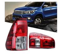 RRKBDQEL Rear Tail Lights Left/Right Side Red Tail Lamp For Toyota For Hilux For Revo For Rocco 2015-2020 Rear Tail Light Brake Lamp With Wire Harne Tail Lamp(Left-1piece)