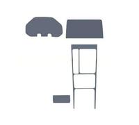 RRKBDQEL Tempered Glass Protective Car Interior Center Console Transparent TPU Protective Film Anti-scratch Repair Accessories For Chery For Tiggo 5X 2021-2025(For LHD)