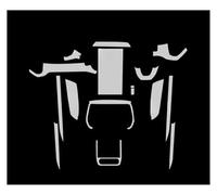 RRKBDQEL Tempered Glass Protective Interior Protective Film Gearbox Panel Navigation Screen Automotive TPU Cover Anti-Scratch Sticker For For Ranger 2023 2024(Right steering wheel)