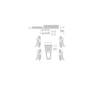 RRKBDQEL Tempered Glass Protective TPU Protective Interior Film For Benz MB A-Class W177 2024 2025 Car Center Console Transparent Anti-scratch Repair(Right driver seat)