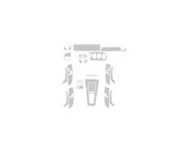 RRKBDQEL Tempered Glass Protective TPU Protective Interior Film For Benz MB A-Class W177 2024 2025 Car Center Console Transparent Anti-scratch Repair(Left driver seat)