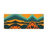 RRKDOY Abstract Art Pattern Gaming Mouse pad XXL Large Mouse Mat Long Extended Mouse Pad Desk Mat Non-Slip Rubber Mice Pads Stitched Edges Thin Pad 31.5 x 11.8 x 0.12 in