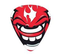RRKDOY Devil's Smile Printing Guitar plectrum 12 pieces with three thickness plectrum combinations suitable for bass and ukulele