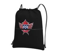 RRKDOY Flying Icon Printed Drawstring Zipper Backpack Strong and lightweight for Hiking Camping