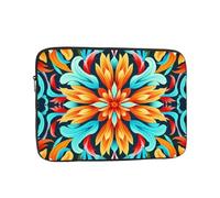 RRKDOY Growing Colorful Wreaths Printed Shockproof Portable Laptop Sleeve Bag 17 inch for Men Women Business Travel, Office Daily Use