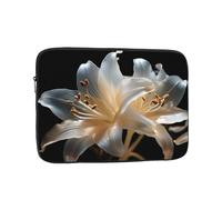 RRKDOY Heavy Lilies in Bloom Printed Shockproof Portable Laptop Sleeve Bag 17 inch for Men Women Business Travel, Office Daily Use