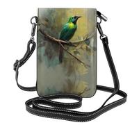 RRKDOY Kingfisher on the branch Picture Crossbody bag, mobile phone bag, women's small wallet, a practical gift suitable for going out, exercising, and shopping