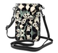 RRKDOY Lying giant pandas Picture Crossbody bag, mobile phone bag, women's small wallet, a practical gift suitable for going out, exercising, and shopping