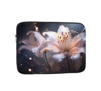 RRKDOY Magic Heavy Lilies Printed Shockproof Portable Laptop Sleeve Bag 17 inch for Men Women Business Travel, Office Daily Use
