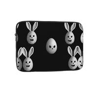RRKDOY Rabbit Ear Devil Egg Printed Shockproof Portable Laptop Sleeve Bag 13 inch for Men Women Business Travel, Office Daily Use